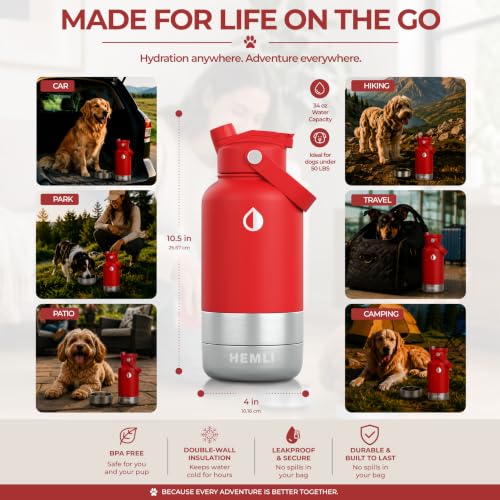 32 oz. Dog Water Bottle