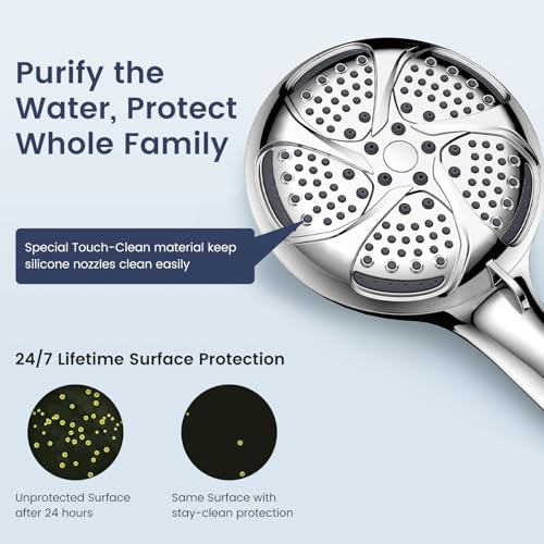 Filtered Shower Head with Handheld