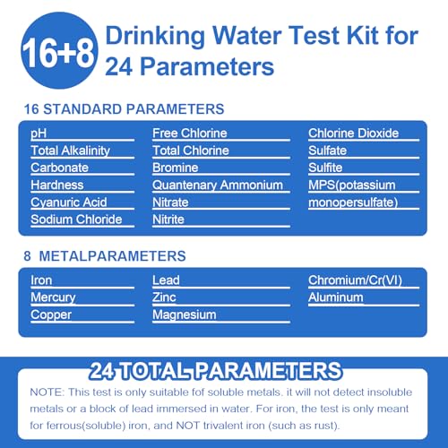 Water Testing Kits for Drinking Water (150 Count)