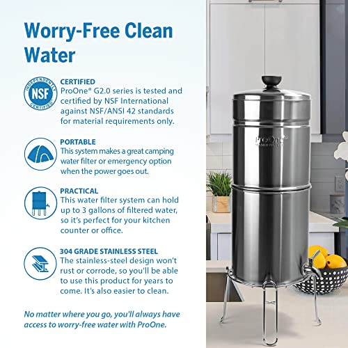 Big+ Gravity Water Filter System