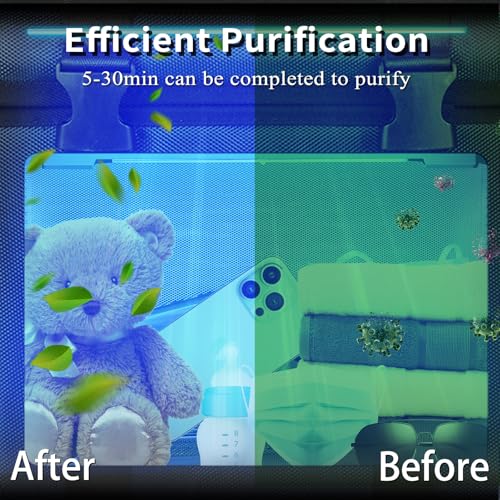 UV Light Sanitizer Box Foldable Powerful Large Cleaner and Sanitizing Machine with 3