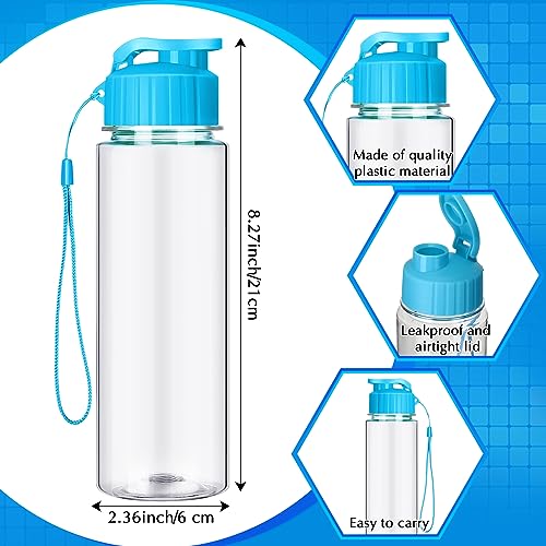 20 Pcs 17 Oz Plastic Water Bottles Bulk Sports (20 Count)