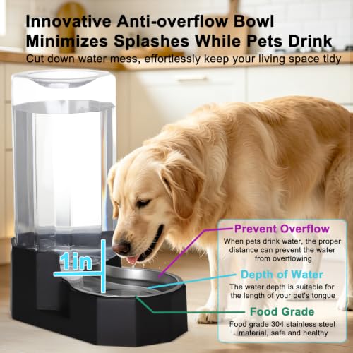 9L Lagre Gravity Dog Water Dispenser