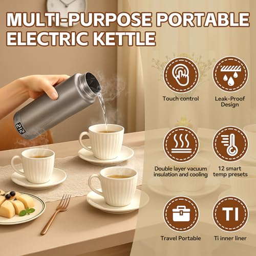 Pure Titanium Travel Kettle