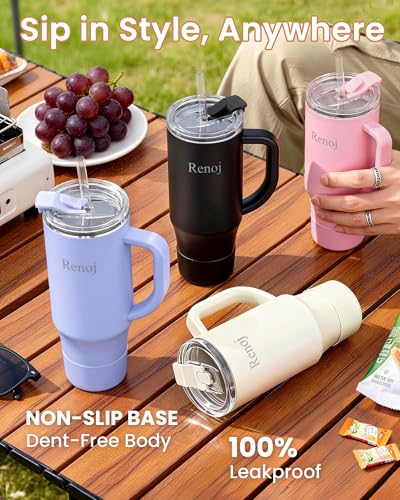 Insulated Mug 100% Leak Proof Insulated Water Bottle for Iced Coffee & Hot Drinks