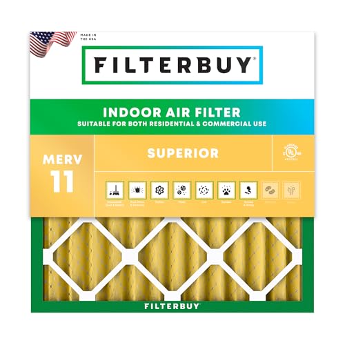 20x20x2 Air Filter MERV 11 Pet & Allergy Defense