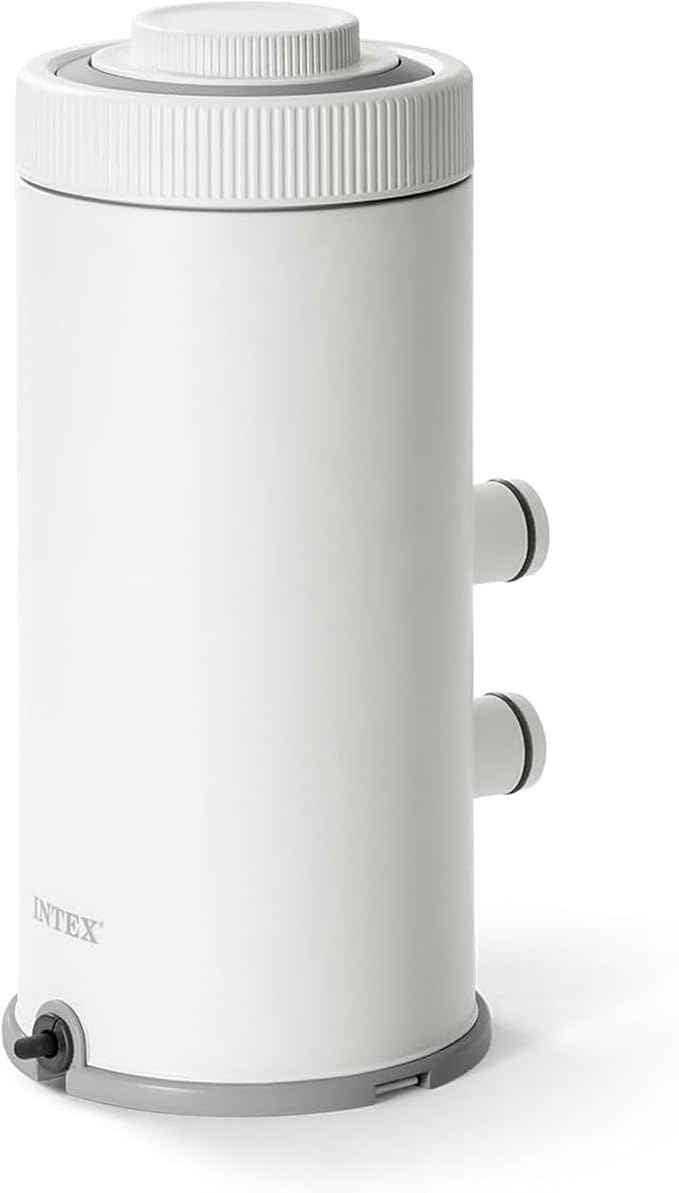INTEX C530 Cartridge Filter Pump for Above Ground Pools: 530 GPH Pump Flow Rate - Auto Timer - HydroAeration Technology - Includes Type A Filter Cartridge - Turnover Rate/System Flow 475 GPH