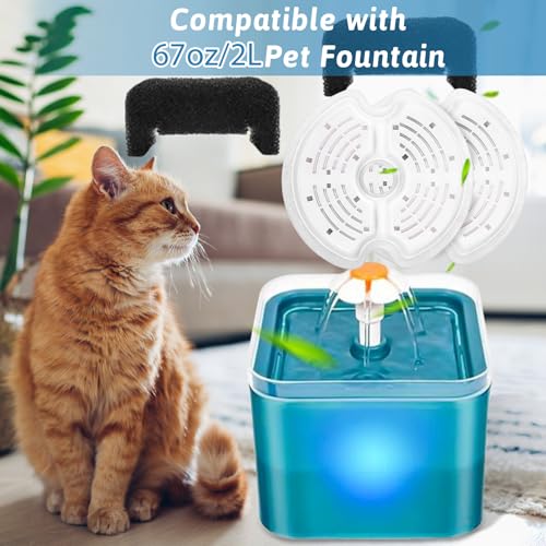Cat Water Fountain Filters for 84oz (7.99 Count)