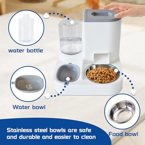 Automatic Cat Food and Water Dispenser Set 2 in 1