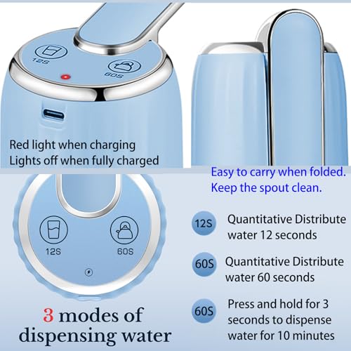 Gallon Bottle Foldable Electric Pump Filter (2 Count)