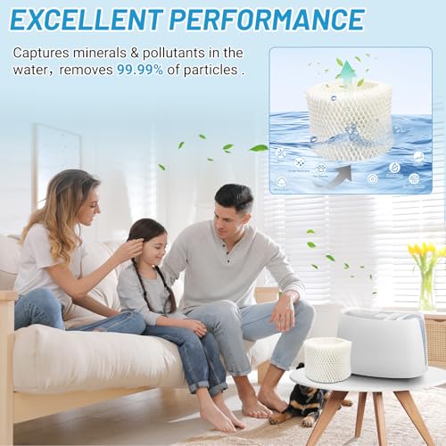 4 Pack HAC 504 Humidifier Filters for Honeywell Humidifier HAC