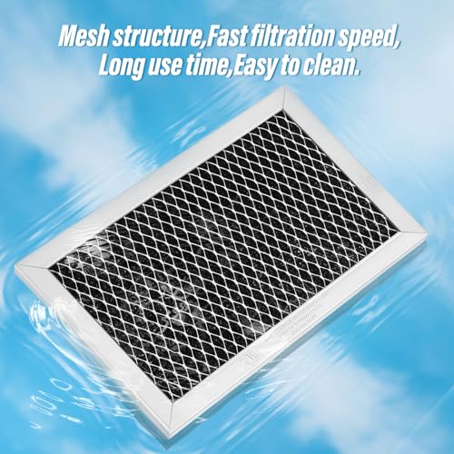 4Pcs Microwave Charcoal Filter Replacement for GE JX81C WB02X10776