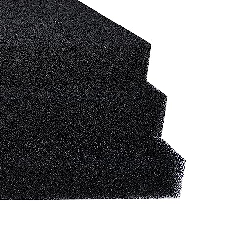 2 Pack Aquarium Bio Filter Sponge Pad 20"x20"x1.5" (2 Count)