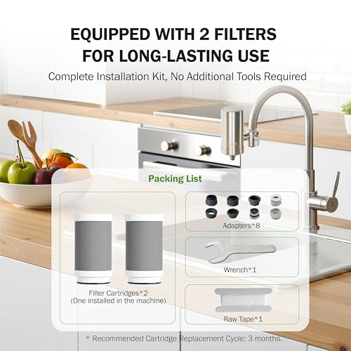 Water Filter for Sink Faucet (2 Count)