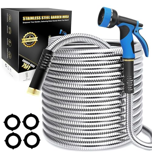 75ft Metal Garden Hose