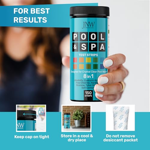 Pool Test Strips for Pools and Spas (150 Strips)