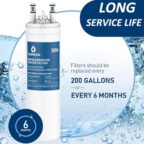 Replacement for WF3CB PureSource 3 Refrigerator Water Filter (3 Count)