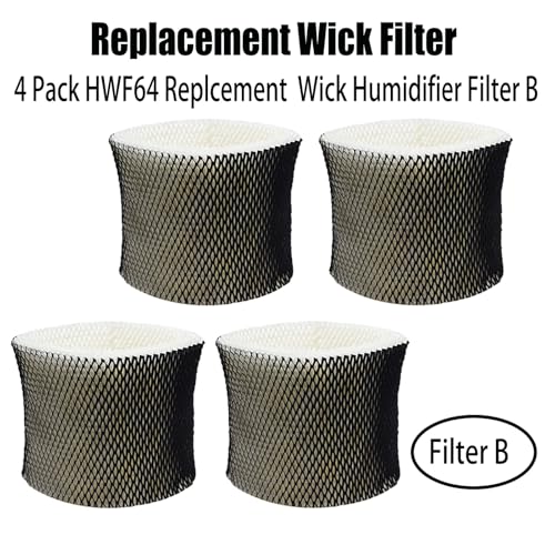 4 Pack Wick Filter B Replcement for Holmes HWF64 (4 Count)
