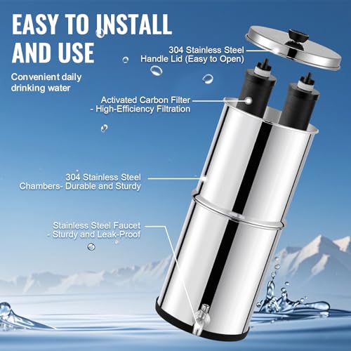 Gravity fed Water Filter System