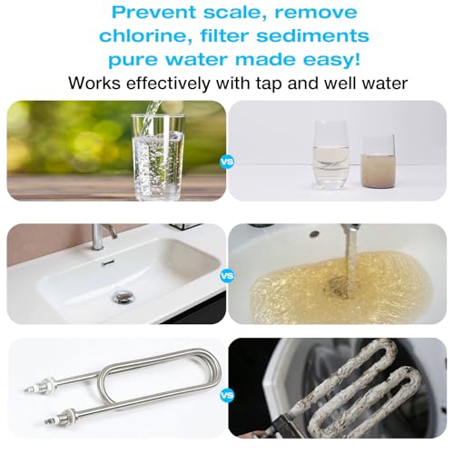 Whole House Water Filter Cartridge 4.5 x 20 KDF Water Filter