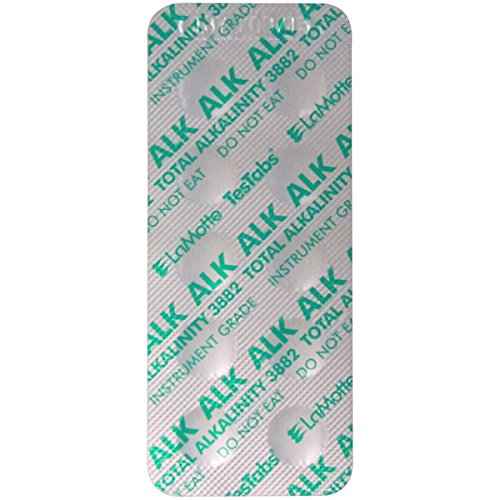 Lamotte- Alkalinity Test Tablets Instrument Grade Strip of 10 Tabs