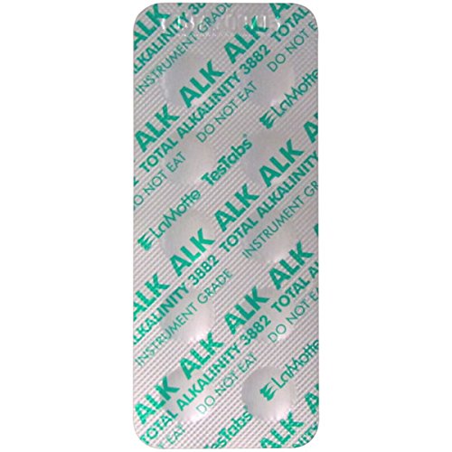 Alkalinity Test Tablets Instrument Grade Strip of 10 Tabs (10 Count)