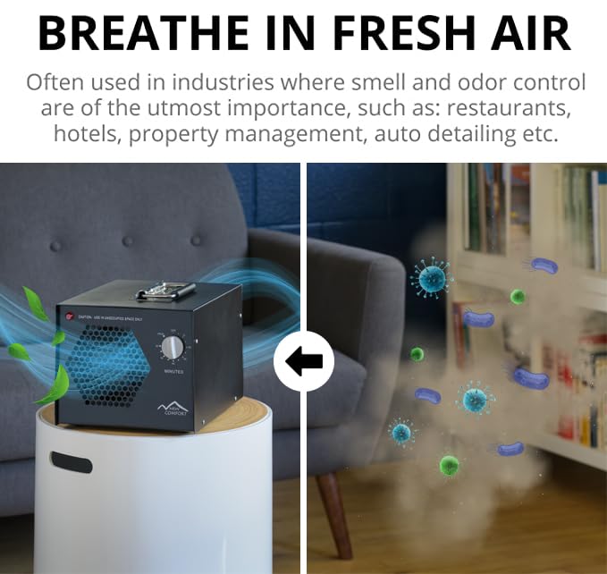 Ozone Air Purifier Cleaner for Commercial use or Home