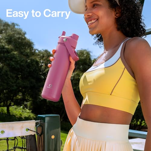 Insulated Water Bottle with Straw Stainless Steel Water Bottle