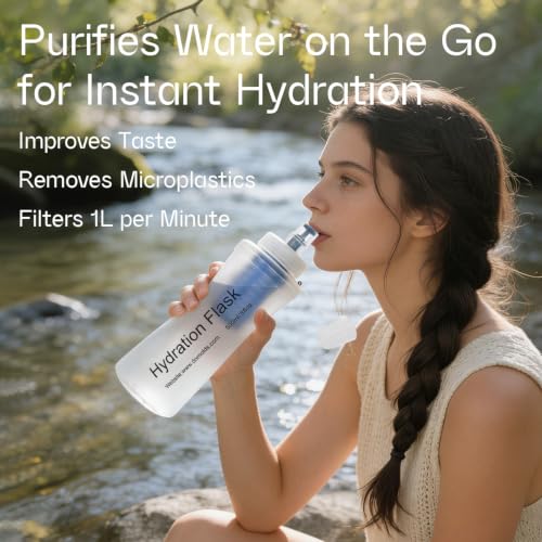 700ml Collapsible Water Filter Bottle