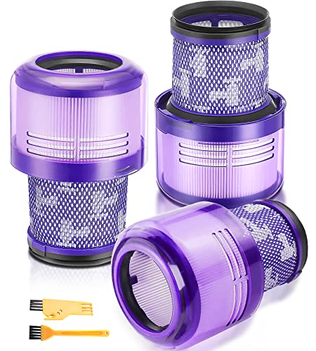 V11 Animal Filter Replacement Compatible with Dyson V11 Torque Drive V11 Animal V11 Complete V11 Extra V15 Detect Vacuums (3 Count)