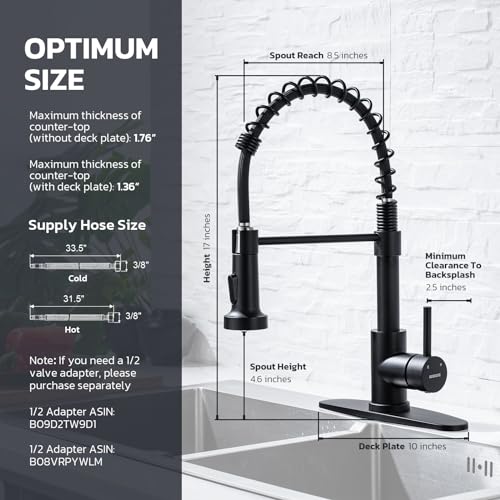 Kitchen Faucet with Soap Dispenser