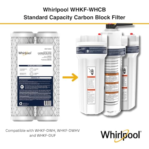 10" x 2.5" Carbon Block Water Filter WHKF (2 Count)
