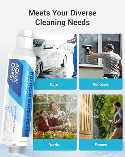 Hard Water Filter for Hose Car Wash (6 Count)