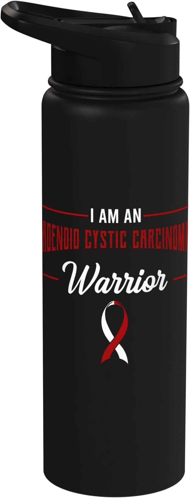 I Am A Warrior Adenoid Cystic Carcinoma ACC Adenoidcystic Stainless Steel Insulated Water Bottle