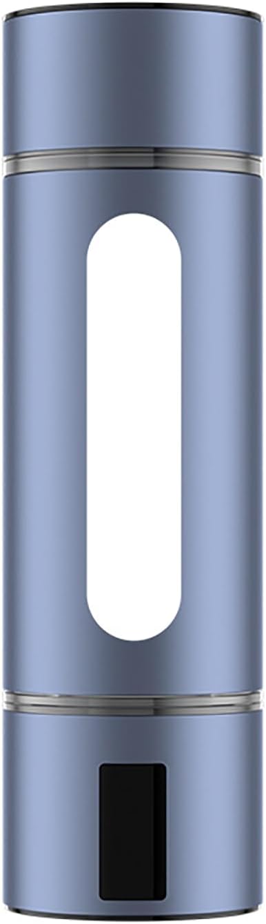 Smart PEM Portable Hydrogen Water Bottle – 230ml High-Concentration Hydrogen Generator Cup | Rechargeable Molecular Hydrogen Water Bottle for Travel, Fitness, Office Use Blue A