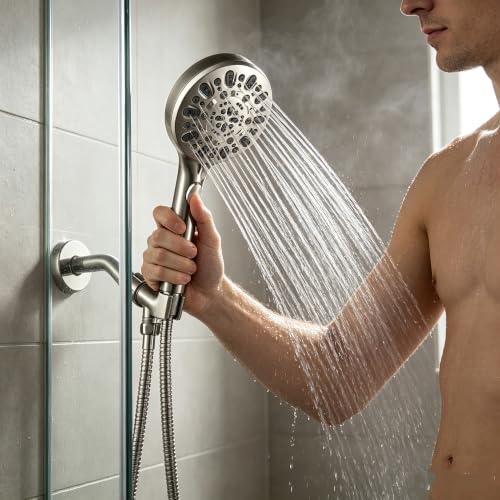 High Pressure Handheld Shower Head with 7 Spray Modes