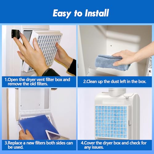 24 Pack Dryer Filter Replacement