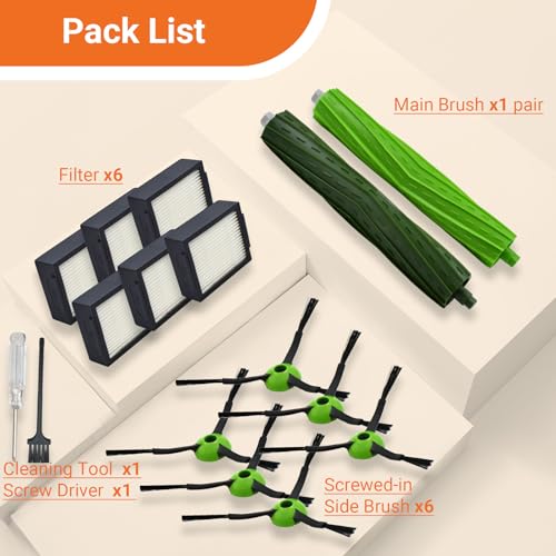 Replacement Parts Compatible with iRobot Roomba J7 J7+ J5 J5+ J6 J6+ J8 J8+ J9 J9+ i e j Series Robotic Vacuum Cleaner Accessories Kit