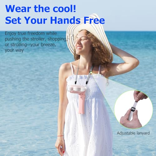 Upgraded Handheld Misting Fan