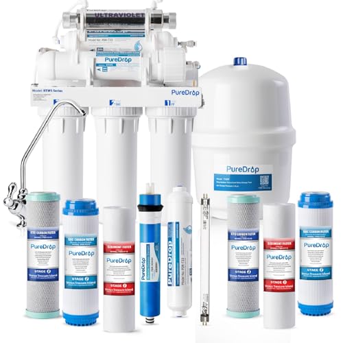 RTW5U Reverse Osmosis Water Filter System with UV Protection (16 Ounce)