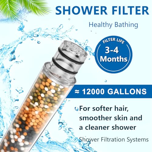 Water Filter Compatible with SR SUN RISE Handheld Shower Head