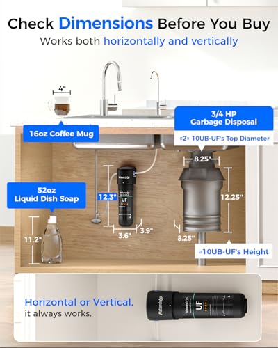 10UB UF 0.01 μm Ultra Filtration Under Sink Water Filter System