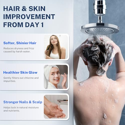 SF3S 33 Stage Universal Shower Head Filter for Hard Water