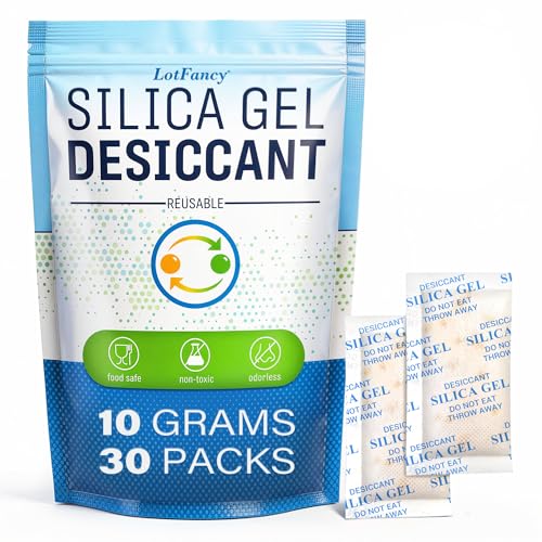 Silica Gel Packets 10g 30 Pack (30 Count)