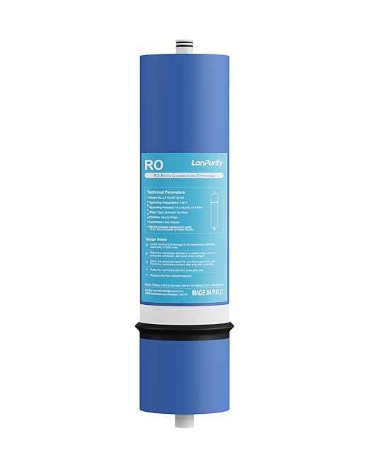 Genuine RO Membrane Replacement for LP-ROWF Series, 450 GPD, NSF/ANSI 58 Certified, 0.0001μm, 12-24 Month Filter