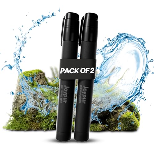 Portable Water Filter Straw for Backpacking (2 Count)