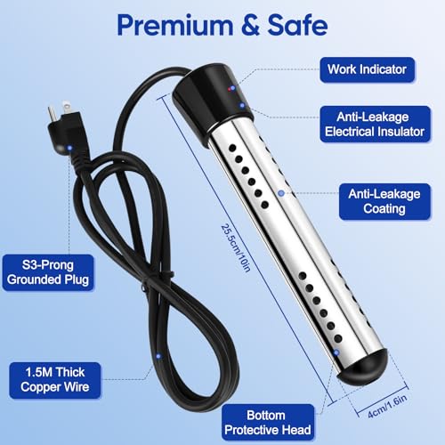Portable Shower with Water Heater