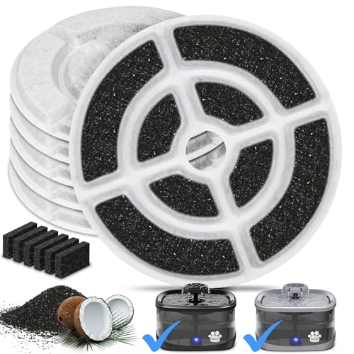 6 Pack 18CM Larger More Activated Carbon Replacement F