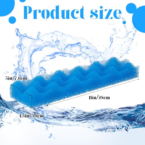 20 Pcs Sponge Foam Compatible with Foam Filters Media Replacement Sponges for Aquarium Filters Fish Tank Accessories