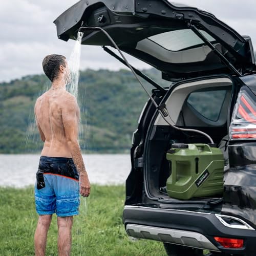 Portable Shower for Camping with Integrated Design